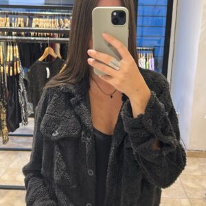 Campera Teddy Black Soft